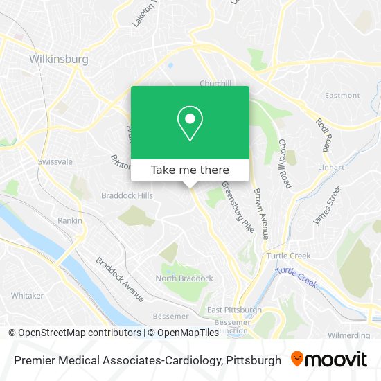 Mapa de Premier Medical Associates-Cardiology