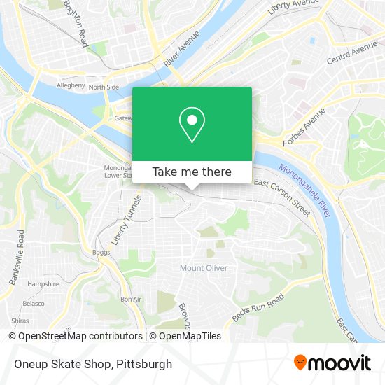 Mapa de Oneup Skate Shop