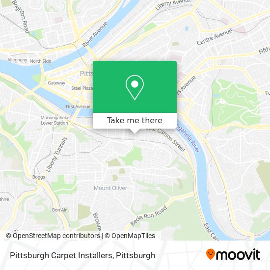 Mapa de Pittsburgh Carpet Installers