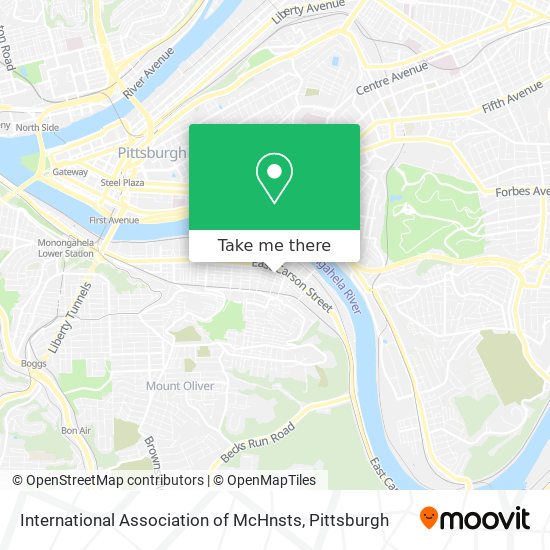 Mapa de International Association of McHnsts