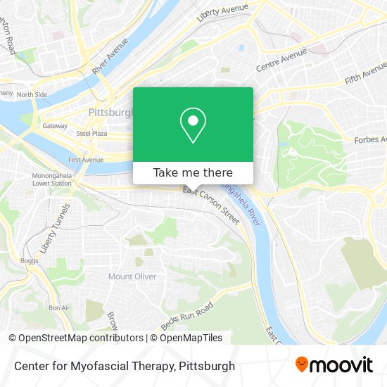 Center for Myofascial Therapy map