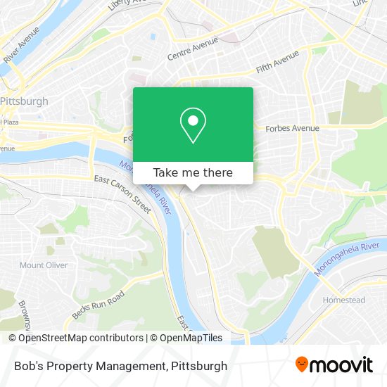 Bob's Property Management map