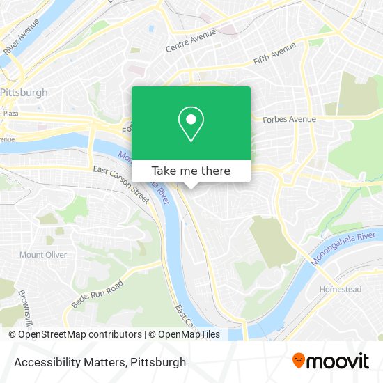 Accessibility Matters map
