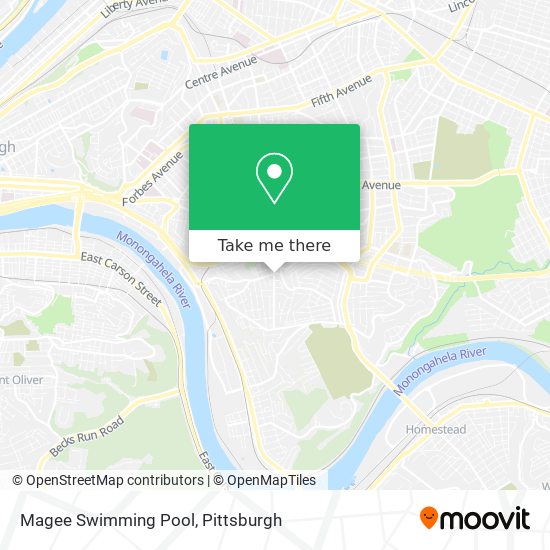 Magee Swimming Pool map