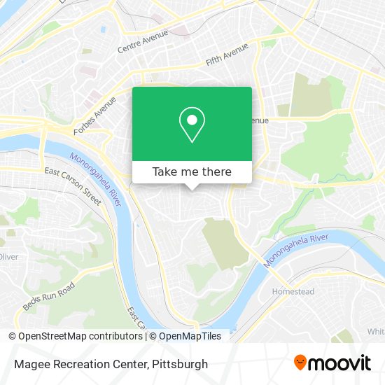 Mapa de Magee Recreation Center