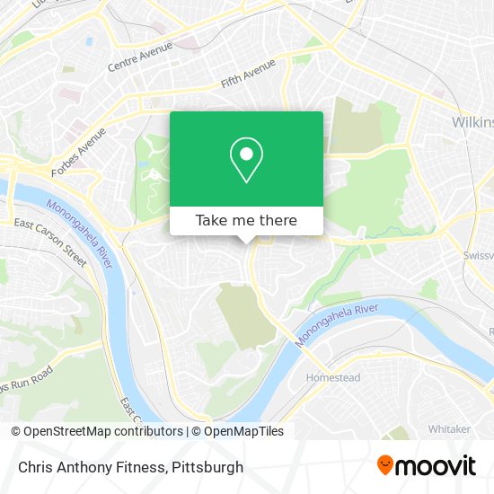 Mapa de Chris Anthony Fitness