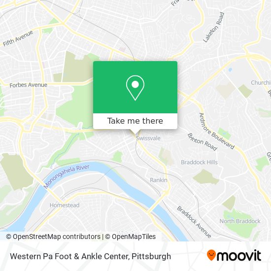 Western Pa Foot & Ankle Center map