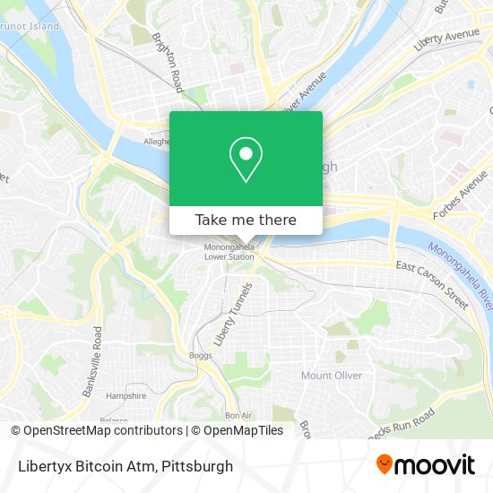 Mapa de Libertyx Bitcoin Atm