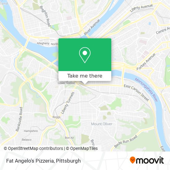 Mapa de Fat Angelo's Pizzeria