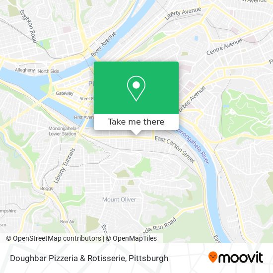 Mapa de Doughbar Pizzeria & Rotisserie