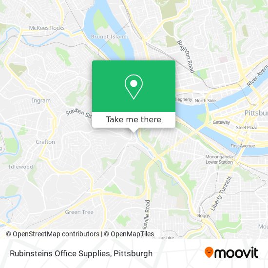 Rubinsteins Office Supplies map