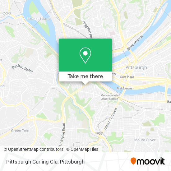 Mapa de Pittsburgh Curling Clu