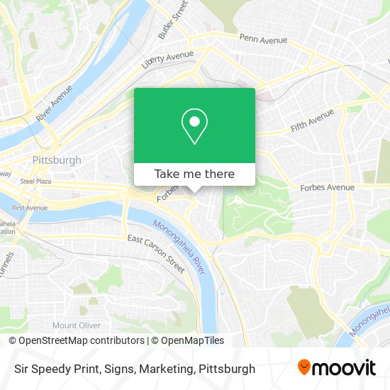 Sir Speedy Print, Signs, Marketing map