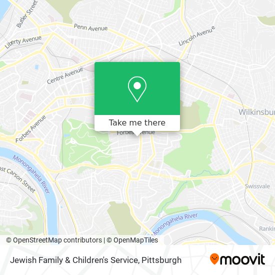 Jewish Family & Children's Service map