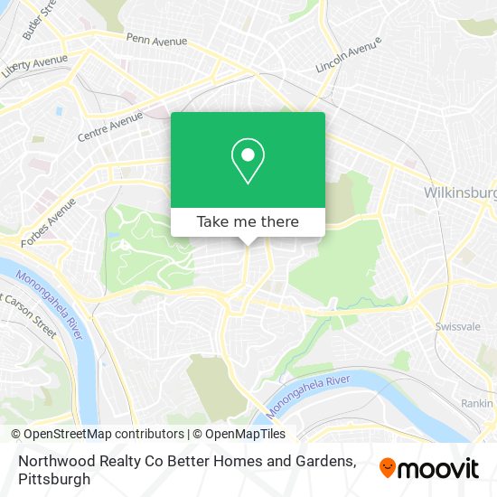 Northwood Realty Co Better Homes and Gardens map