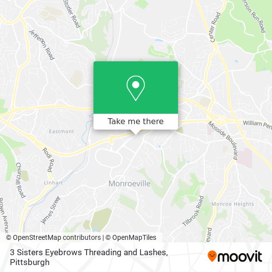 3 Sisters Eyebrows Threading and Lashes map