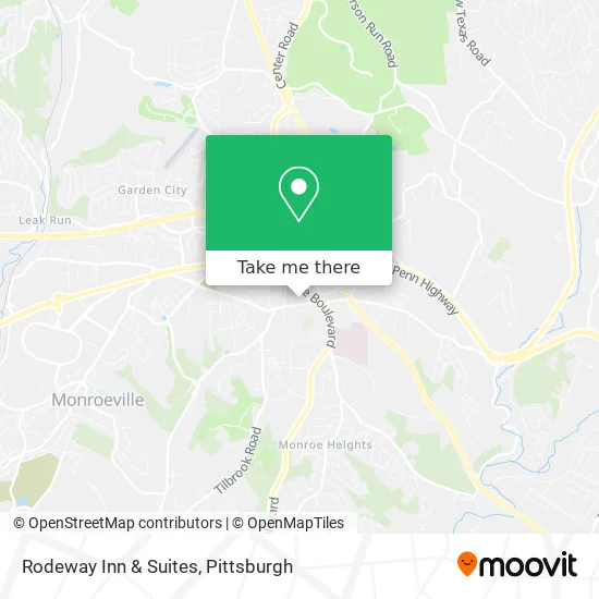 Rodeway Inn & Suites map