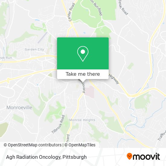 Mapa de Agh Radiation Oncology