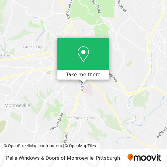 Mapa de Pella Windows & Doors of Monroeville