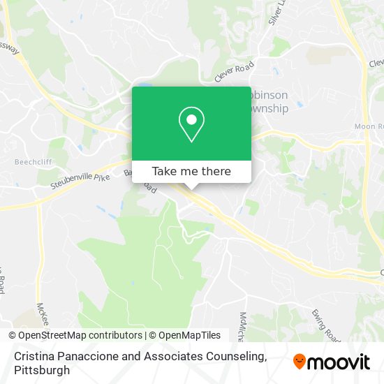 Cristina Panaccione and Associates Counseling map