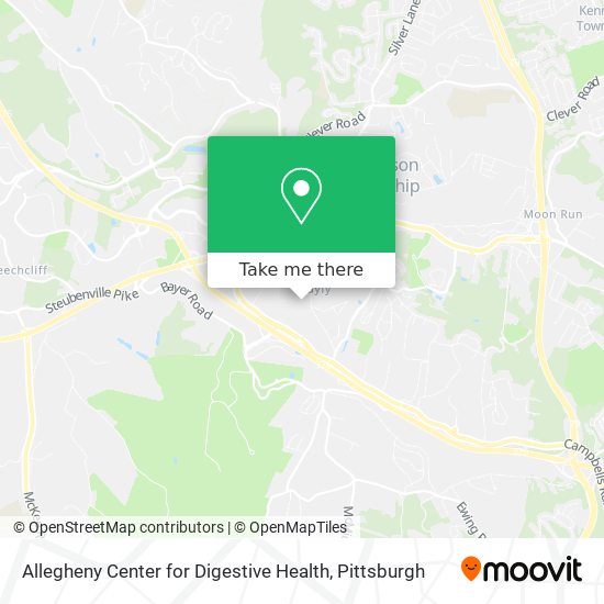 Allegheny Center for Digestive Health map