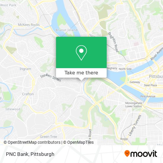 PNC Bank map