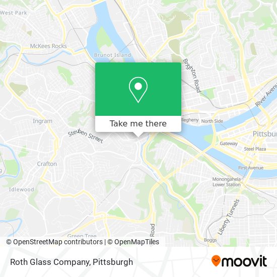 Roth Glass Company map