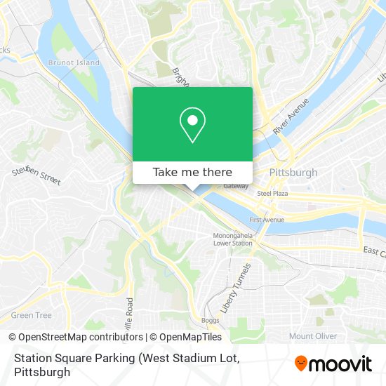 Mapa de Station Square Parking