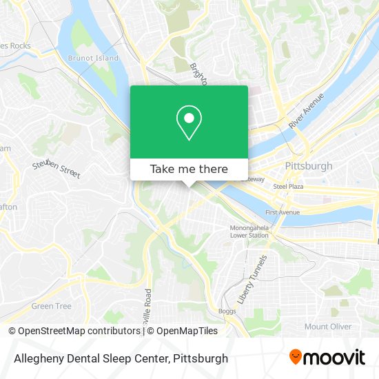 Mapa de Allegheny Dental Sleep Center