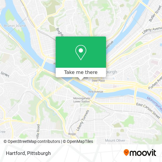 Hartford map