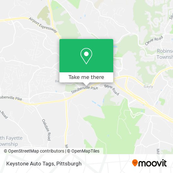 Keystone Auto Tags map