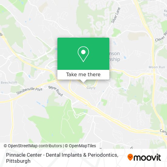 Mapa de Pinnacle Center - Dental Implants & Periodontics