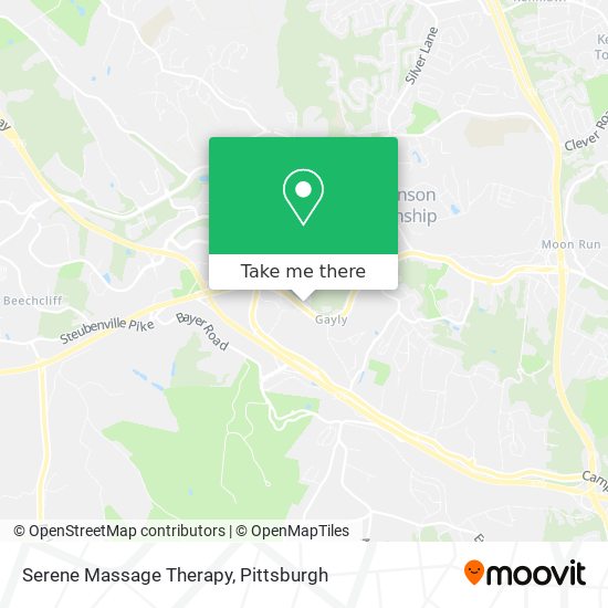 Mapa de Serene Massage Therapy