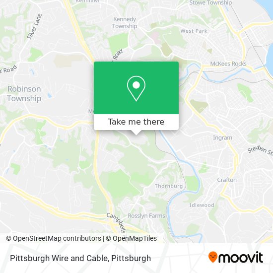 Mapa de Pittsburgh Wire and Cable