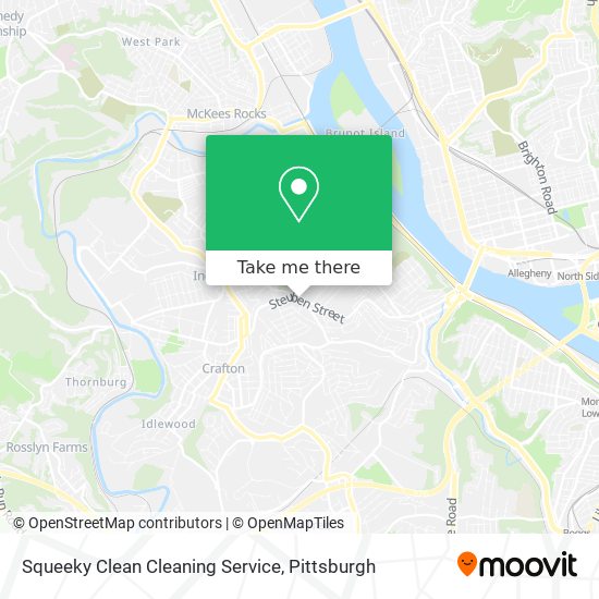 Squeeky Clean Cleaning Service map