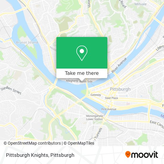 Pittsburgh Knights map