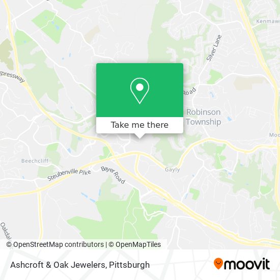 Ashcroft & Oak Jewelers map