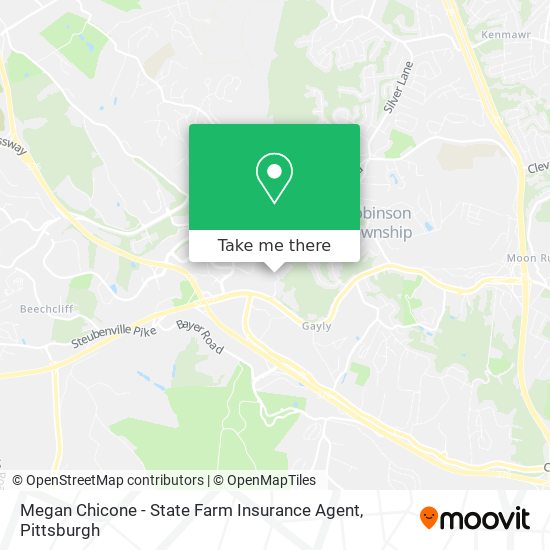 Mapa de Megan Chicone - State Farm Insurance Agent