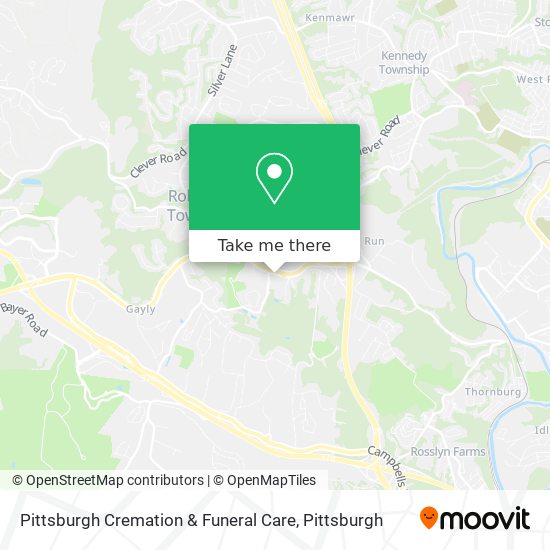 Pittsburgh Cremation & Funeral Care map