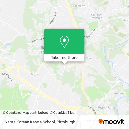 Nam's Korean Karate School map