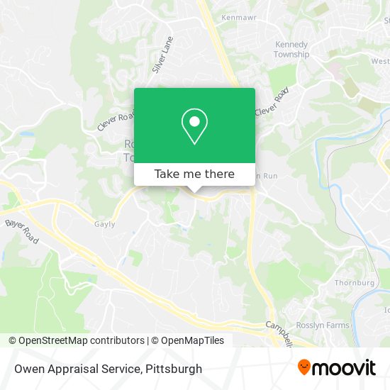 Mapa de Owen Appraisal Service