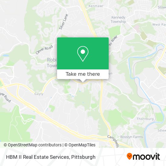 HBM II Real Estate Services map