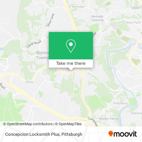 Concepcion Locksmith Plus map