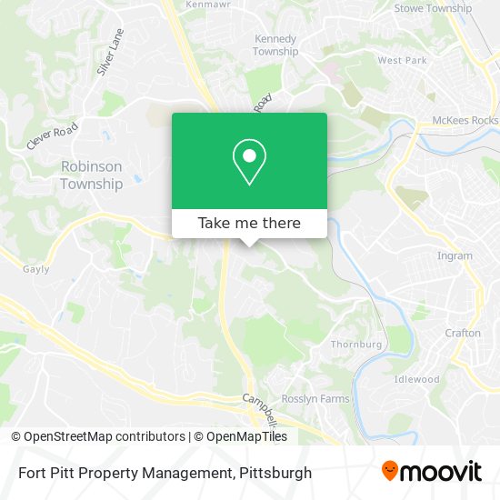 Fort Pitt Property Management map