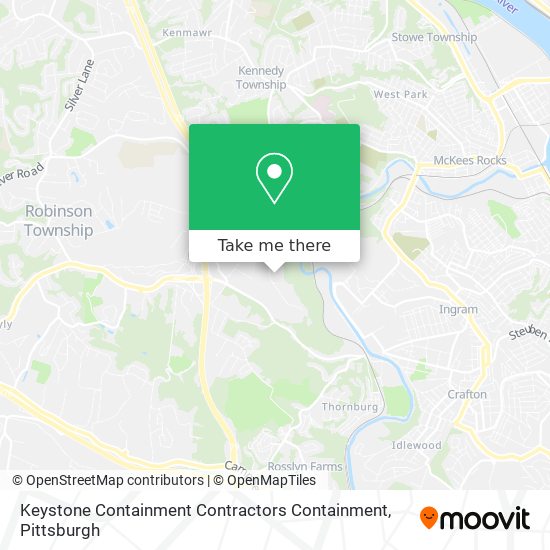 Mapa de Keystone Containment Contractors Containment