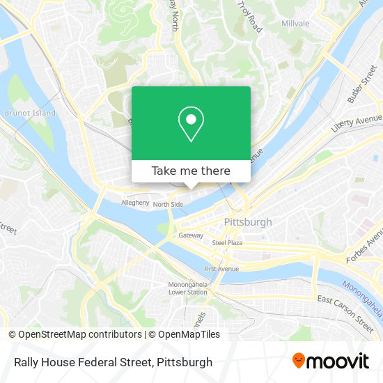 Mapa de Rally House Federal Street