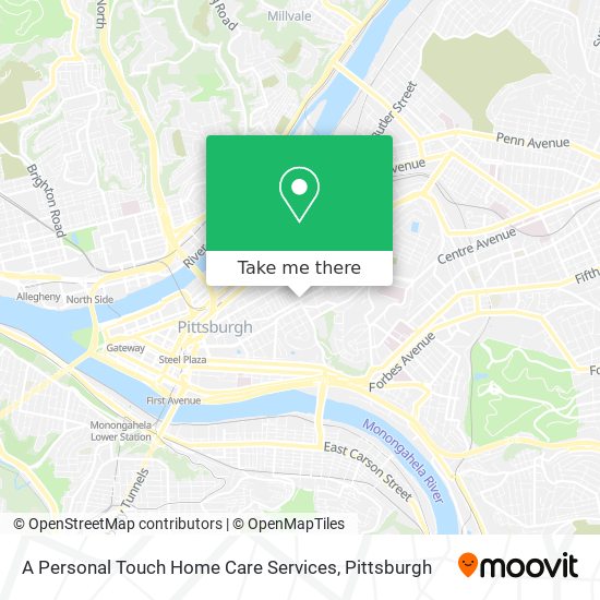 Mapa de A Personal Touch Home Care Services