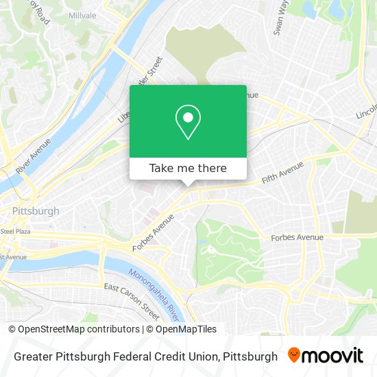 Greater Pittsburgh Federal Credit Union map
