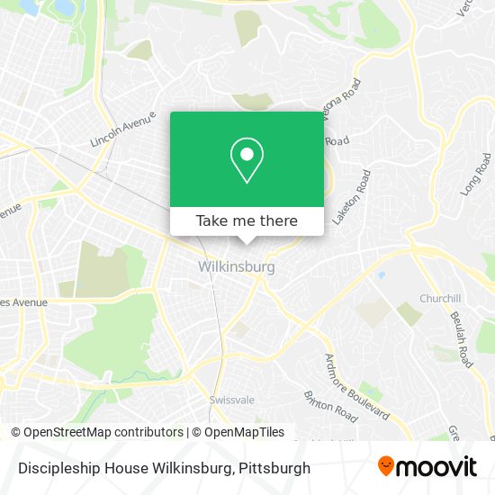 Mapa de Discipleship House Wilkinsburg