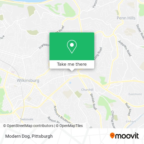 Mapa de Modern Dog